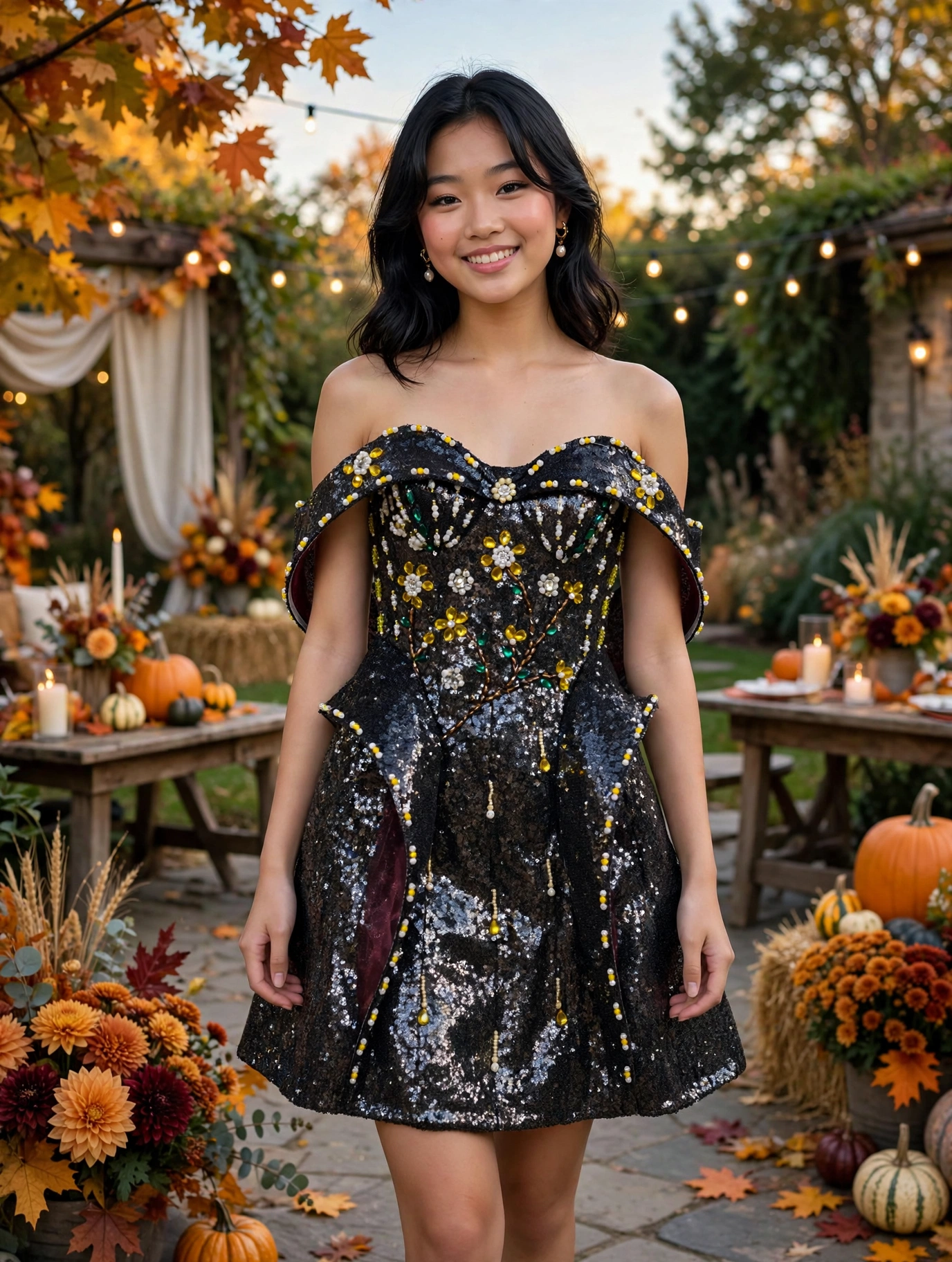 Black Homecoming Cocktail Dress – CT0020