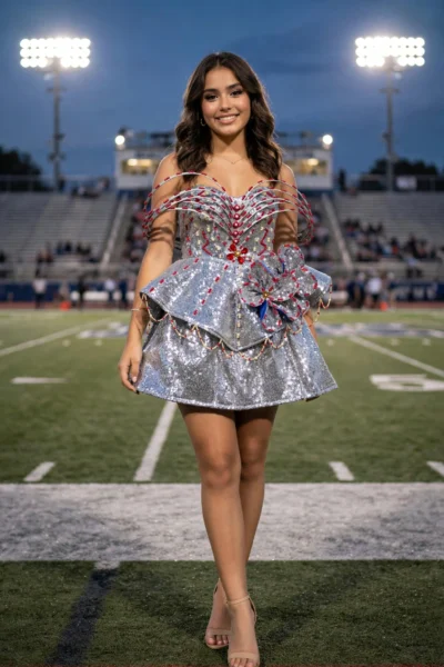 Silver Homecoming Cocktail Dress – CT0033